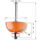 Fraise pour profil congé à 2 coupes carbure D 22,2 / pce