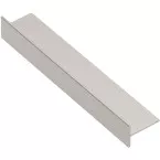 Profil traverse intermédiaire T aluminium anodisé bronze pour panneaux bois ép. 18mm, pour coulissant ERGO 18, NOVO S 18 et LOCA