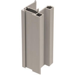 LOCA 18/4 brons geanodiseerd aluminium greepprofiel voor 18mm dikke houten panelen of 4mm dik glas, lengte 3,05m / 3.05m