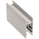 Anodized Bronze Aluminum Bottom Door Profile for NOVO S 18/4 and LOCA 18/4 Sliding Systems 6m / 6m