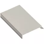 Brons geanodiseerd aluminium afdekprofiel voor onderrail \"EVO\" lengte 3m / 3m