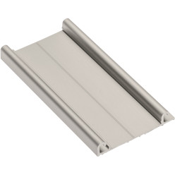 Dubbele bodemlooprail "EVO" brons geanodiseerd aluminium voor ERGO 18, NOVO S 18 en 18/4, LOCA 18 en 18/4 geleiders lengte 6m / 