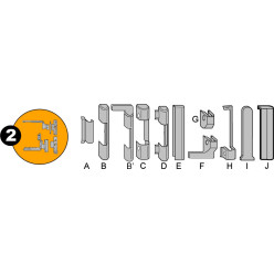 Male Pivot K Cap Gold R03.1 R.258919 per piece