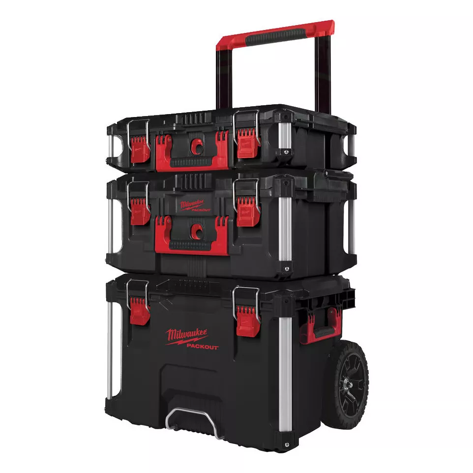 Set  Packout 3 coffres sur chariot...