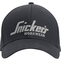 Snickers logo pet 9041 zwart / pce