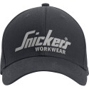 Snickers Workwear 9041 Black Logo Cap per Piece