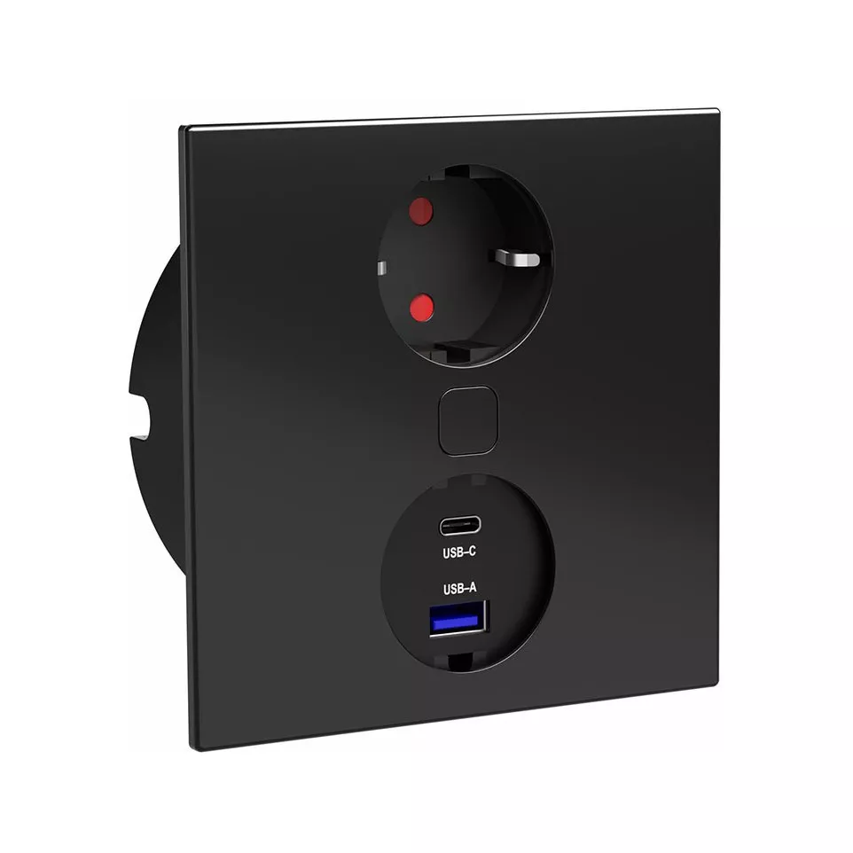 Square Recessed Power Strip Duplex...