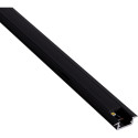 Profil Led encastrer In-Line mini XL 14x6mm alu noir+cover noir / 2m