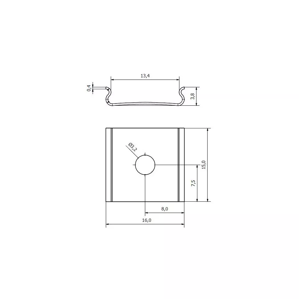 Support à visser profil Line, Line...
