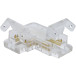 Connecteur d'angle 10mm ruban LED COB 8mm transparent / pce