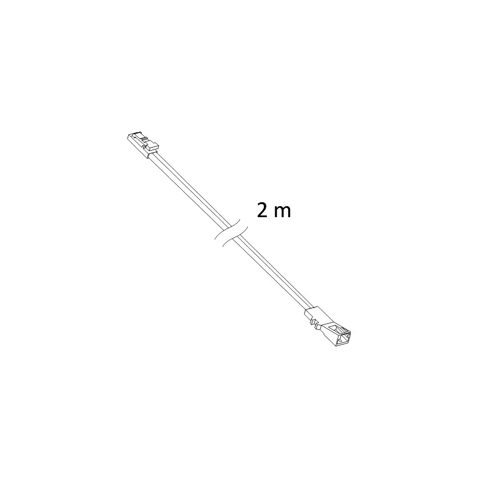 Mini AMP-aansluiting verlengkabel 2m...