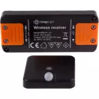 Contrôleur+capteur PIR variateur tactile Deli2 RF noir / pce