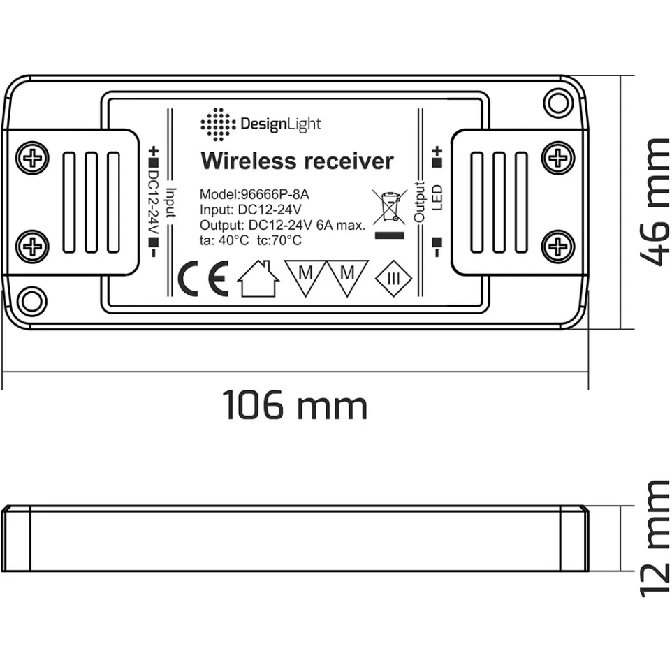 Deli2 RF PIR controller+sensor touch...