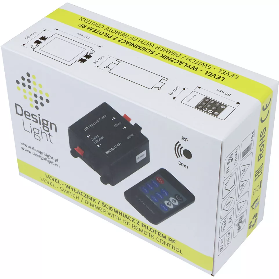 Mono LEVEL LED-driver met 12V-24V...