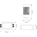 Mono LEVEL LED-driver met 12V-24V radiofrequente afstandsbediening / pce