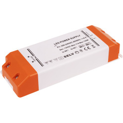 Driver LED Slim 132W 12V DC sans câble certifié TÜV / pce