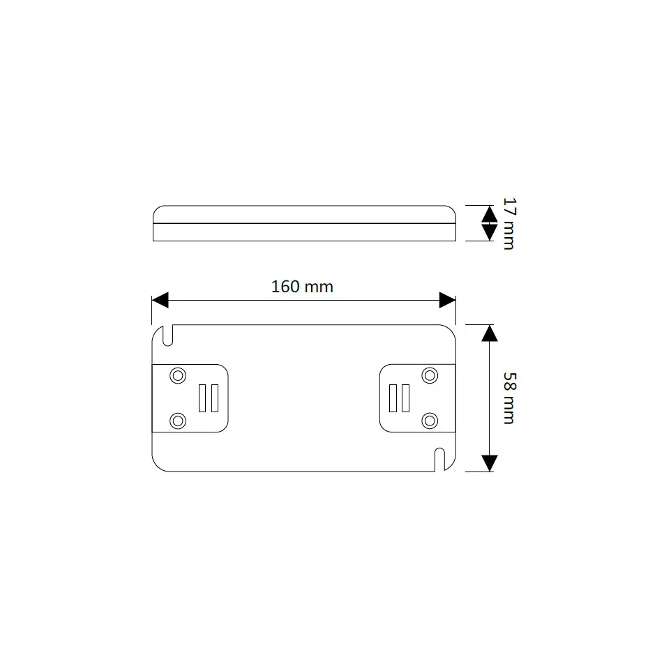Driver LED Slim 50w 12V DC sans câble...