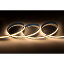 Ruban LED COB 5mx8mm 480 LED/m IP20 blanc chaud 64W-12V / 5m