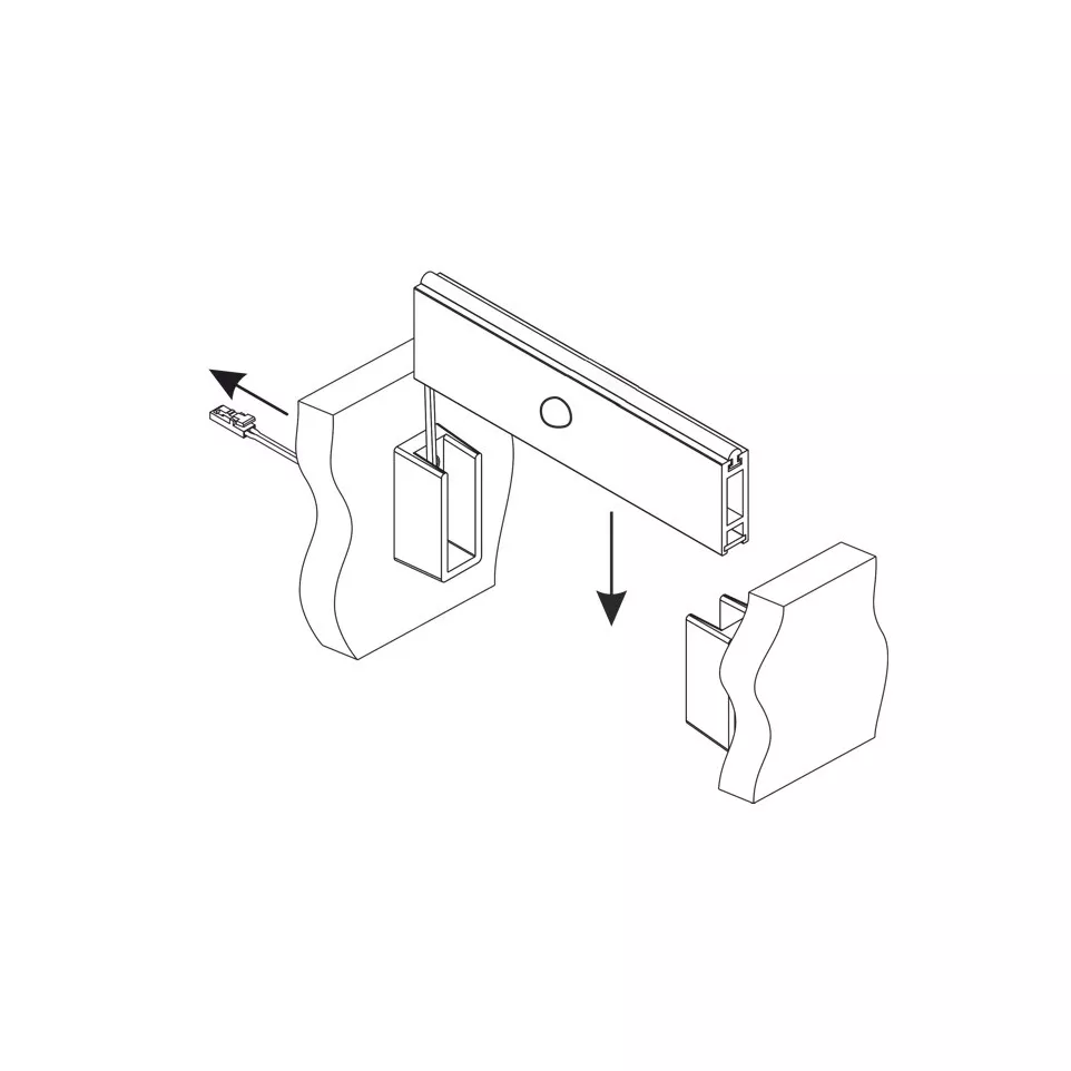 Barre de penderie Railing Slim LED...