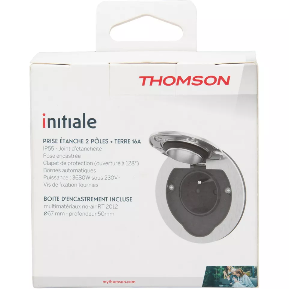 Initiale Thomson IP55 geborsteld...