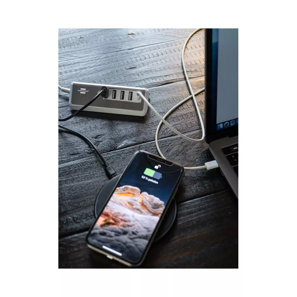 Multi Charger 4 x USB + 1 x USB-C -...