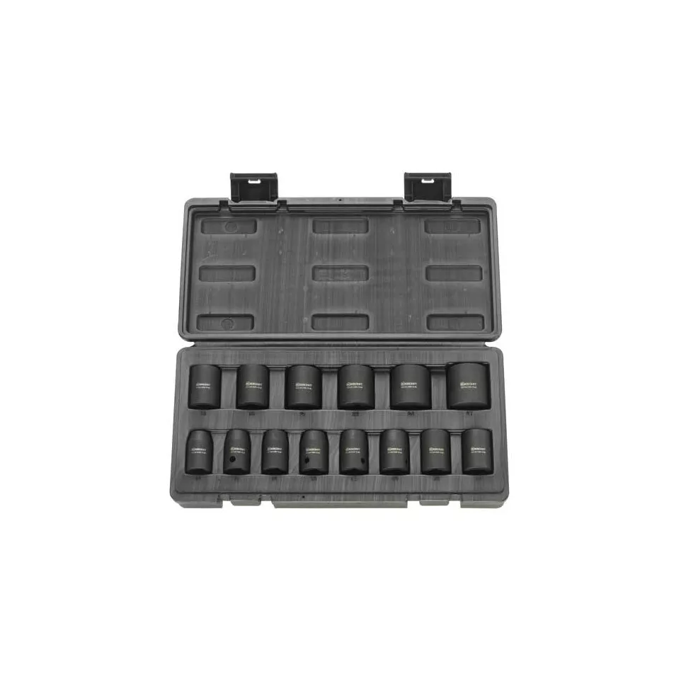 14-Piece 1/2" Impact Socket Set 10–27...