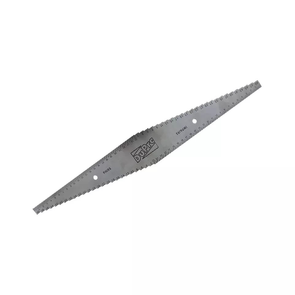 Règle de toupilleur 500mm / pce