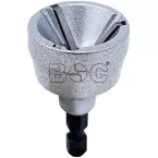 HSS-E Deburring Tool for Screws and Threaded Rods Ø 3 to 19 mm per piece