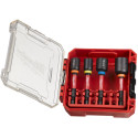 Set of 4 Milwaukee 1/4" Magnetic Sockets per piece