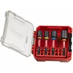 Set van 4 Milwaukee 1/4\" magnetische doppen / pce