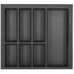 Orga-Box VII besteklade in basaltgrijs voor AvanTech YOU laden, hoogtes 101 en 139mm, diepte 500mm en kastbreedte 600mm / pce