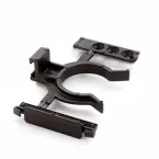 Black screw-in or push-in clips for furniture leg series 21 per piece