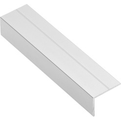 Geanodiseerd aluminium "L" profiel voor 18mm dikke houten panelen, voor ERGO 18, NOVO S 18 en LOCA 18 glijders, lengte 3m / 3m