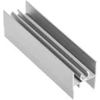 Profil supérieur de porte aluminium anodisé pour coulissants Novo S 18/4 et Loca 18/4 longueur 3m / 3m