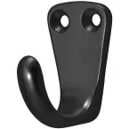 Black Lacquered Aluminum Towel Hook 70 per piece