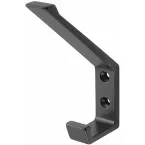 Single Matte Black Aluminum Hat and Coat Hook 138 18 per piece