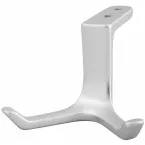 Double coat hook 200 ceiling natural aluminum F1 / pc