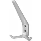 Double Hat and Coat Hook 32 Natural Aluminum F1 / pc