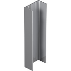 Profil d'encadrement SUPRA aluminium anodisé naturel longueur 5m / 5m