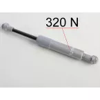 Vérin pneumatique de remplacement pour ferrures Kesseböhmer force 320N / pce