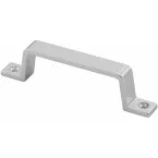 Screw-On Handcuff Handle 4201 110mm Natural Aluminum F1 per piece