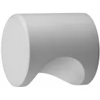 Cilindrische knop 3731 Ø 20mm in natuurlijk mat aluminium F1 / pce