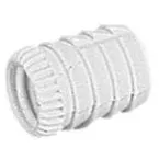 40005 Manchon n°49 8x11mm PVC blanc pour goujon M6 / pce