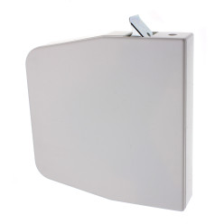 Enrouleur pivotant à appliquer blanc sangle 14mm 11m / pce