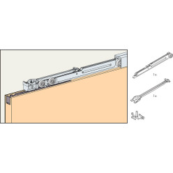 Amortisseur pour ferrure coulissante Hawa Porta 60/100 max. 61 à 100kg par porte / PCE
