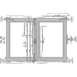 Roto Designo II Dummy Arm K/A 12/20-9 Left R.263183 / pc