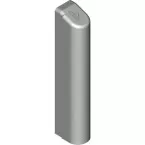 SAV Coiffe pour pivot femelle de châssis bois système E5 / A R07.1/2 blanc gauche R.309951 / pce