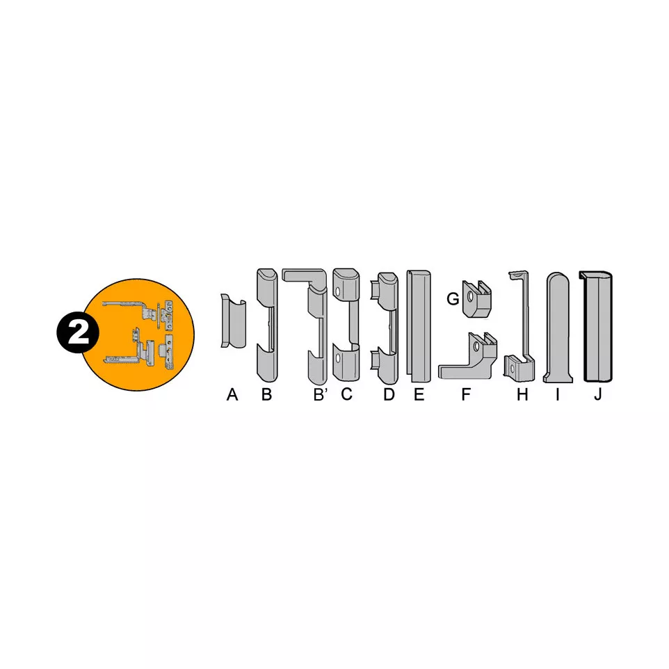 Male Pivot Hinge SAV NT K 130 kg Ref....