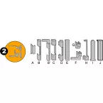 Draaikap mannelijk K 130 kg R.230470 / pce