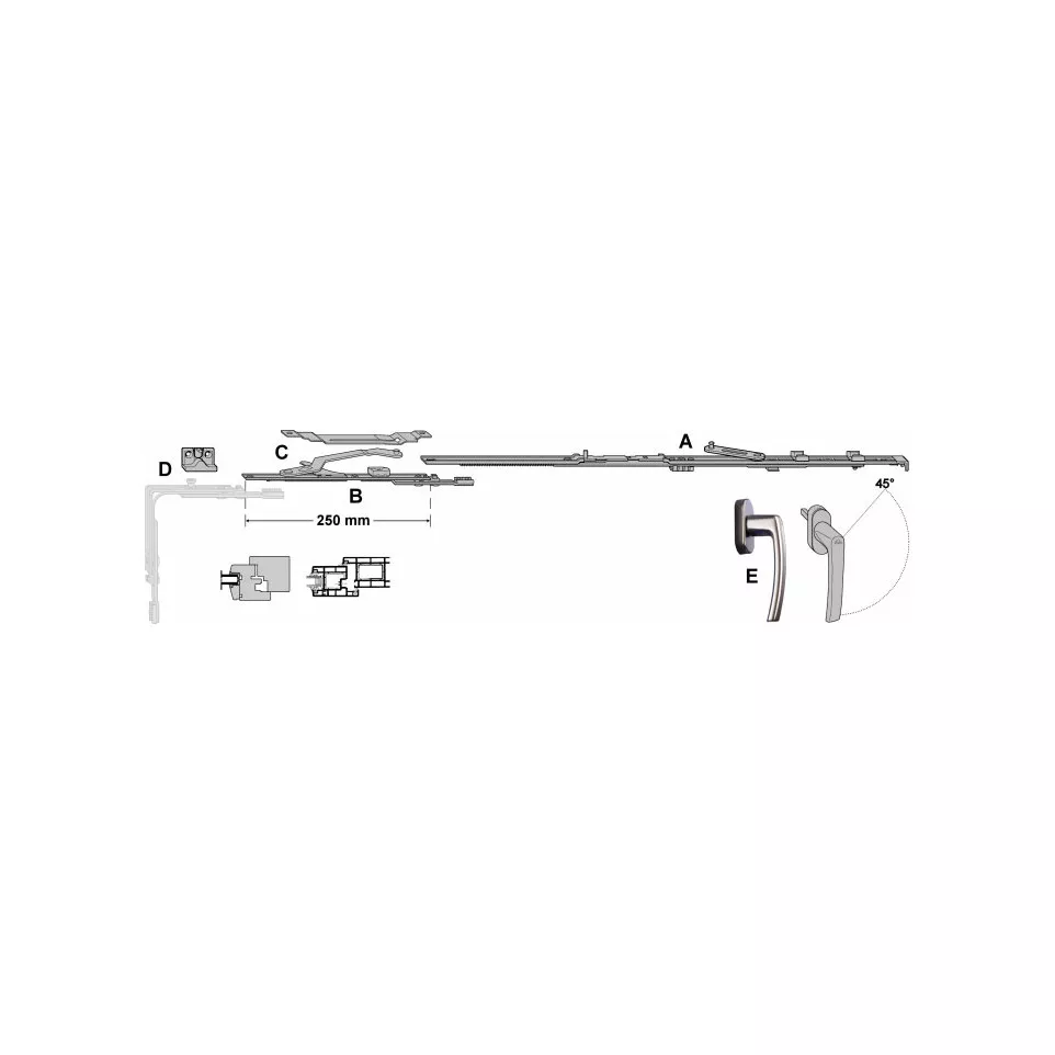 SAV Têtière de compas NT sans anti...